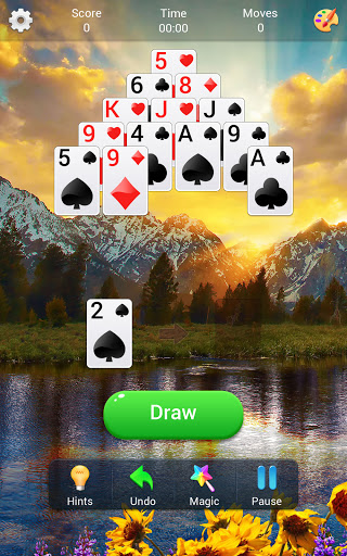 Pyramid Solitaire - Classic Solitaire Card Game apkpoly screenshots 21