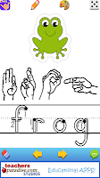 ASL American Sign Language Fingerspelling Game screenshot