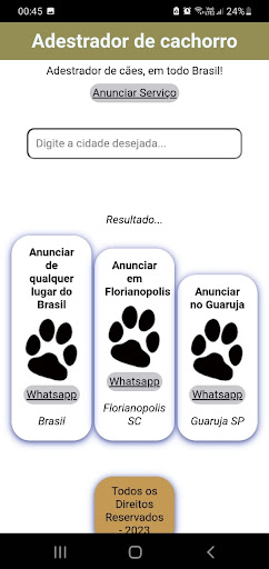 Adestrador de cachorro Screen 2