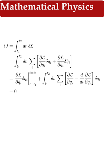 Mathematical physics Screen 2