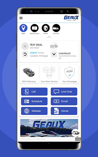 Geaux Auto Care Screen 2