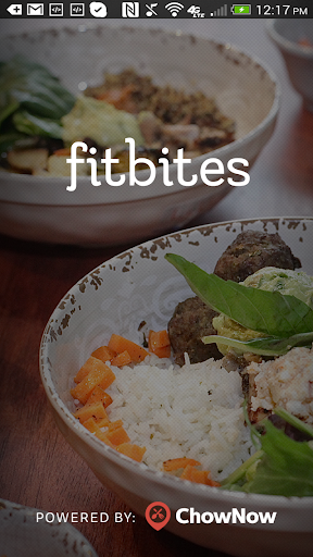 Android application Fitbites screenshort