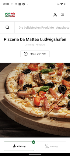 Android application Pizzeria Damatteo Ludwigshafen screenshort