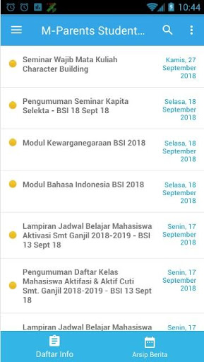 MyUBSI Parent Screen 2