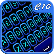 Blue Neon Keyboard
