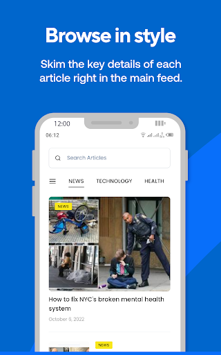 Android application Tausi Insider: News & Articles screenshort