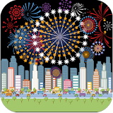 Toddlers Fireworks New Years icon