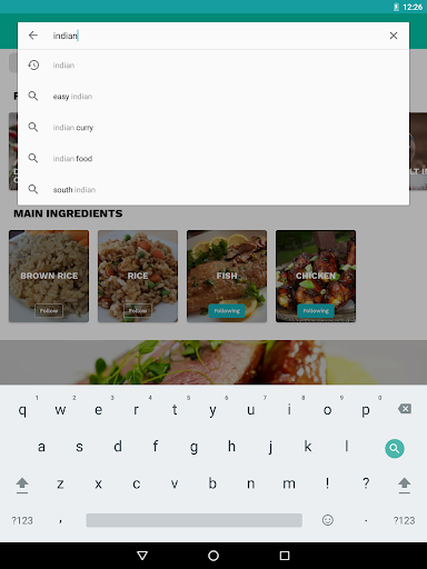 Screenshot of Indian Cooking Recipes App