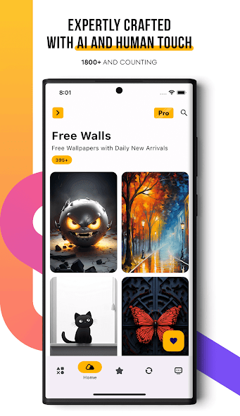 Ai Wallpapers : WallArt 1.1 APK + Mod (Unlimited money) untuk android