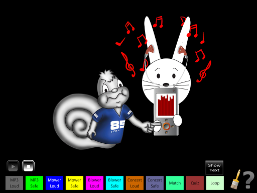 Android application Hearing Protect screenshort