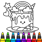 Unicorn Glitter Coloring Book icon