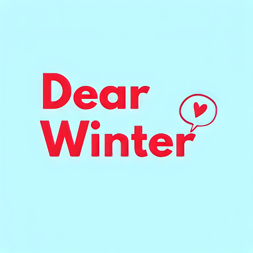Dear winter, I love you. logo