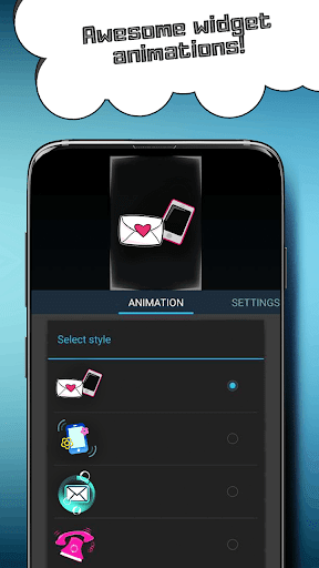 Missed Call SMS Alert Widget Screen 3