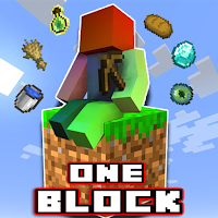 One Block mod for MCPE. Survival Map for Minecraft