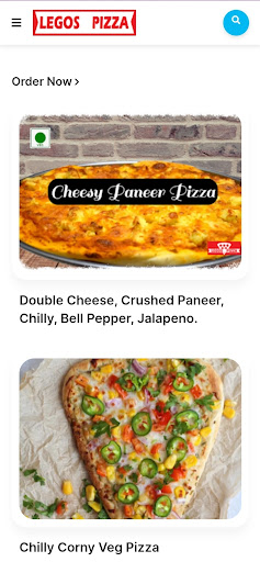 Android application Legos Pizza screenshort