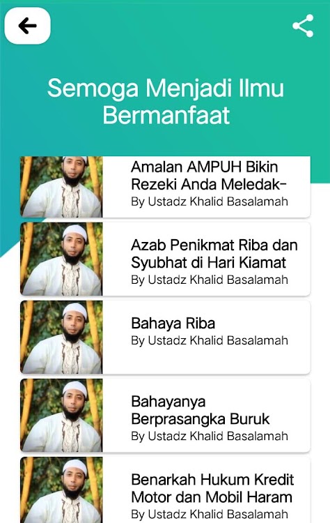 Ceramah Ustadz Khalid Basalamah Android Apps Appagg