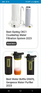 water filter analyst