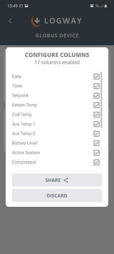 LogWay Screen 2