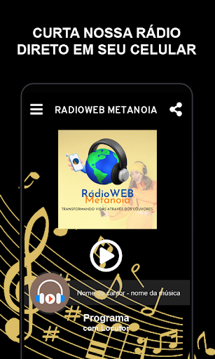 Android application Radio Web Metanoia screenshort