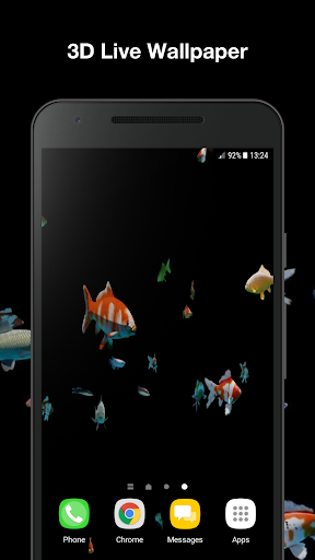 Android application Fishes Live Wallpaper screenshort