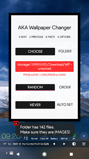 ADroid Kustom Actions WPchange Screen 3