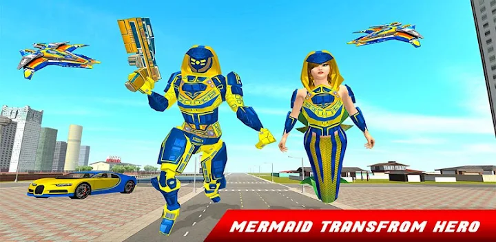 Mermaid Simulator: Robot Games