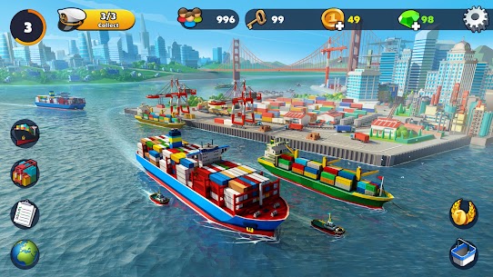 Port City Mod Apk Ship Tycoon 1.9.1 Download (Unlimited Money, Hacks) 2