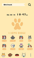 screenshot of I Love Dogs Theme +HOME