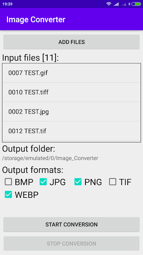 Image Converter Screen 2