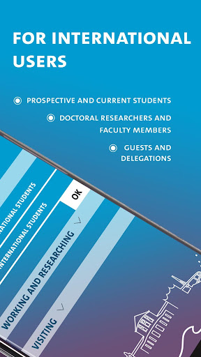 UHH global – App for internati Screen 2