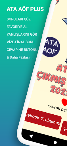 Android application ATA AÖF PLUS-Çıkmış Sorular screenshort