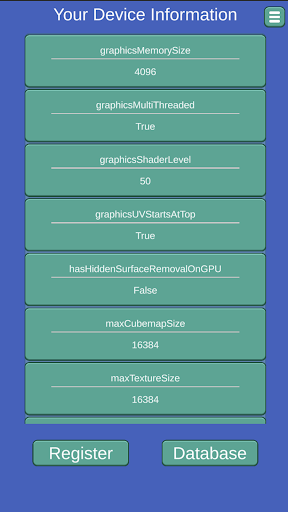 Android application SystemInfo:Device screenshort