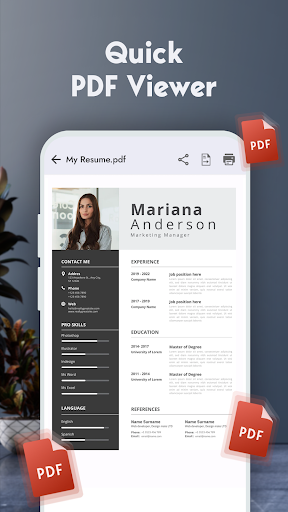 PDF Reader - PDF Viewer Screen 3