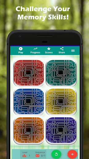 Android application Memory Training Game screenshort