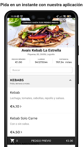 Avais Kebab Screen 2