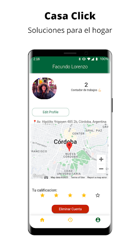 Android application CasaClick screenshort