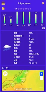 雨雲レーダー - 天気予報