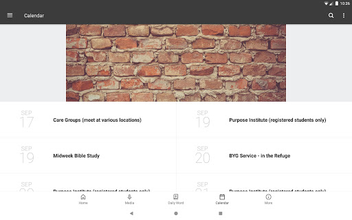 Screenshot of Bethel UPC