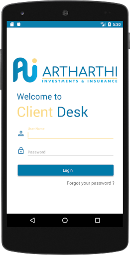 Android application Artharthi Investments screenshort