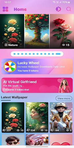 Screenshot Aivana - AI Wallpapers & Chat
