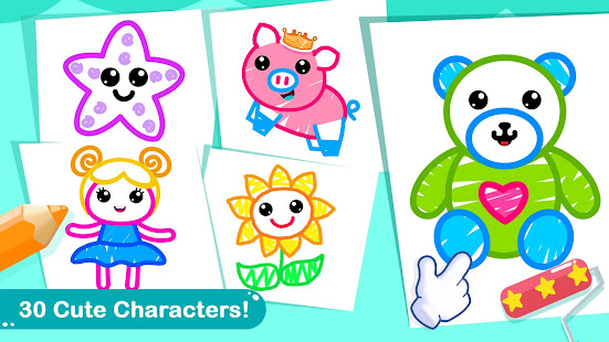 Kids Drawing Games: Coloring screenshots 6