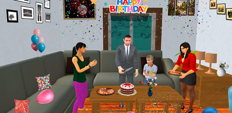 Virtual Step billionaire dad: Dad Simulator Games