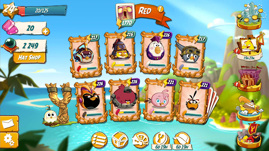 Angry Birds 2 Mod APK 3.17.1 (Unlimited gems, black pearls) Gallery 4