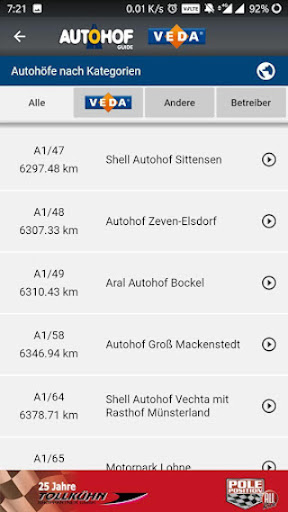 AUTOHOF GUIDE mit VEDA KOMPASS Screen 2