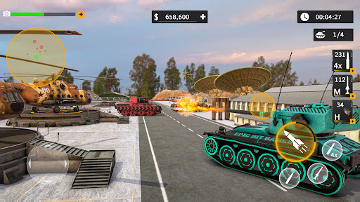 Tank War - Battlegrounds Game
