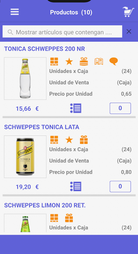 iHoreca App Screen 2
