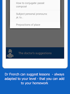 Dr French, French grammar Captura de tela