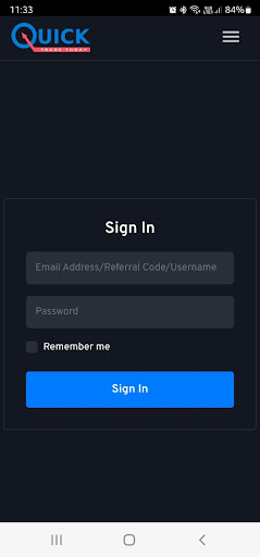 Quick Trade Screen 2