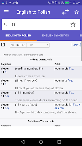 WordReference.com dictionaries 4.0.53 screenshots 1