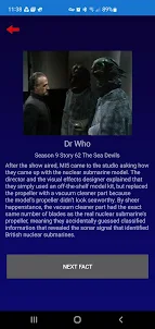 Doctor Who Random Facts